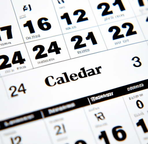 Organizacja czasu i efektywność – Wykorzystaj moc kalendarza