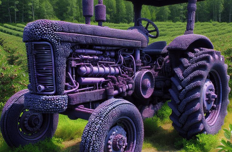 Traktor do borówki: Jak wybrać najlepszy sprzęt do zbioru jagód na Twojej plantacji?