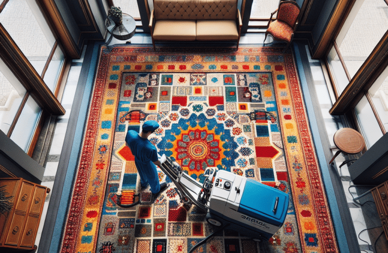 Pranie dywanów w Warszawie – jak efektywnie czyścić dywany w stolicy?