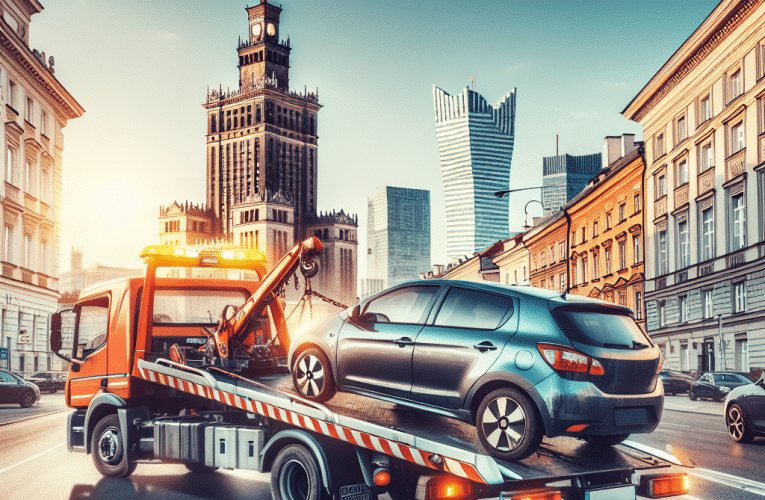 Holowanie pojazdu w Warszawie – jak skutecznie wezwać pomoc drogową