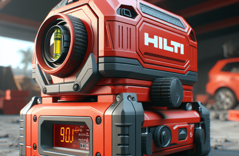 Niwelator laserowy Hilti – jak wybrać i efektywnie wykorzystać w pracach budowlanych?