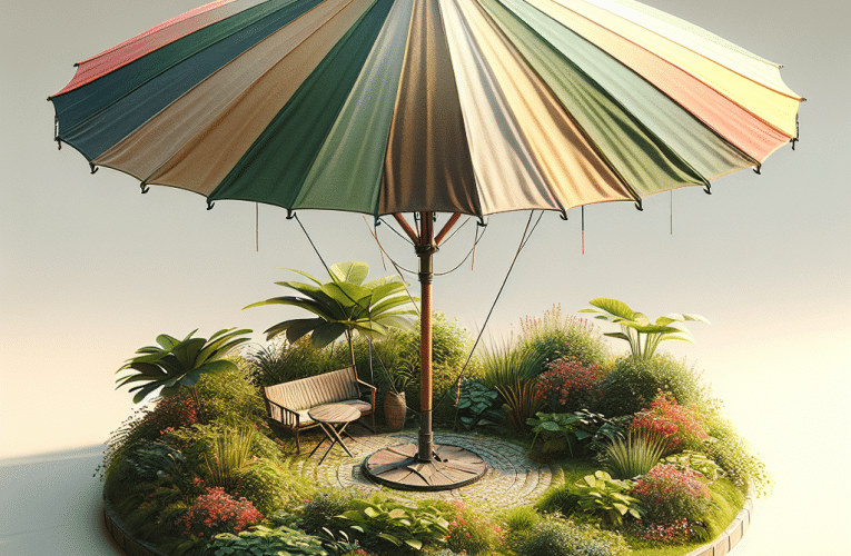 Duży parasol ogrodowy – jak wybrać idealny model do Twojego ogrodu