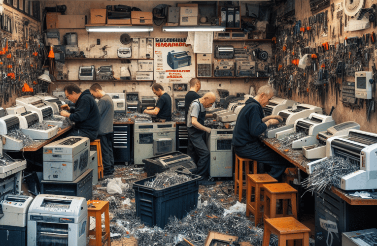 Serwis niszczarek w Warszawie – jak wybrać najlepszą firmę do naprawy Twojego sprzętu biurowego?