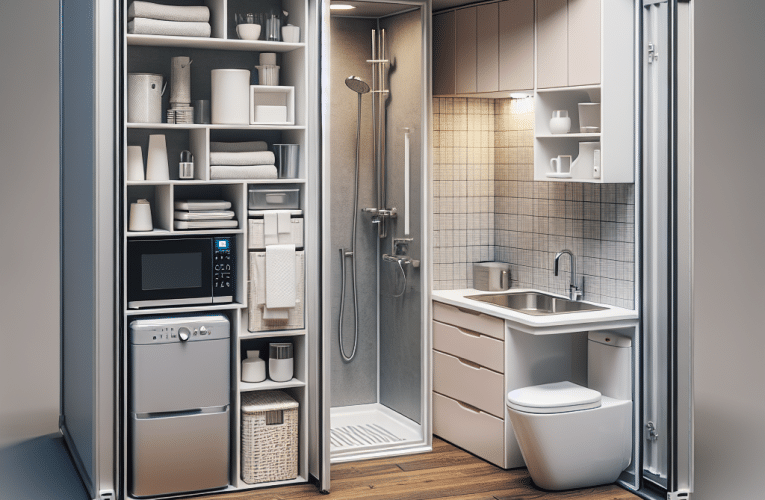Łazienka prefabrykowana z kuchnią: Jak zaaranżować funkcjonalny i kompaktowy apartament?