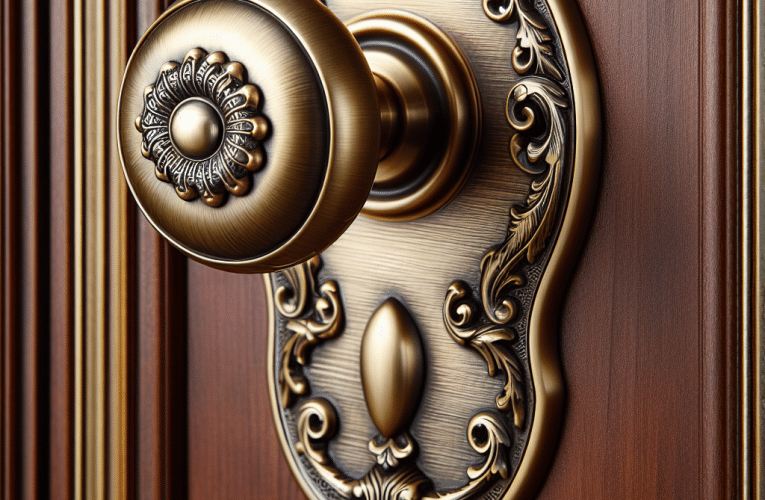 Mosiężna klamka – elegancka i trwała ozdoba Twoich drzwi