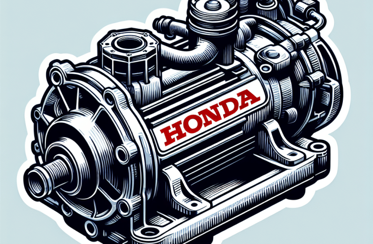 Pompa Honda – Kompletny przewodnik wyboru pompy ogrodniczej dla domowych majsterkowiczów
