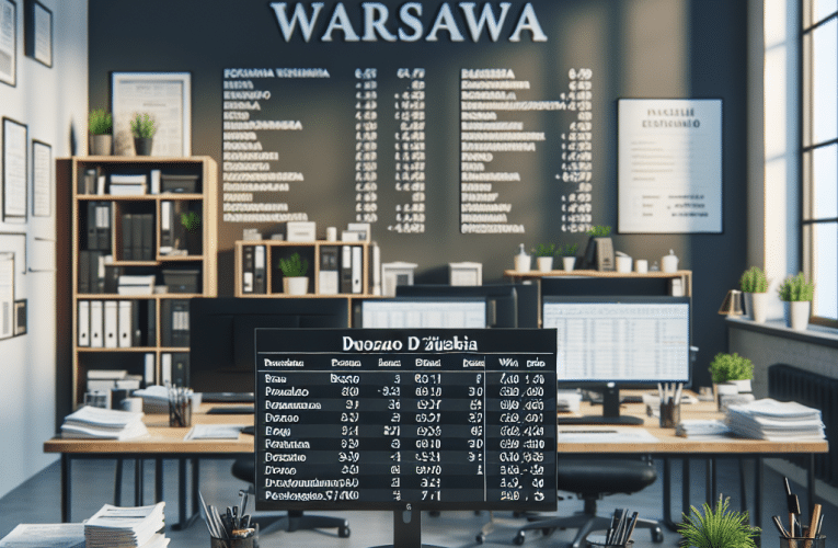 Biuro rachunkowe Warszawa – cennik usług dla małych i średnich przedsiębiorstw