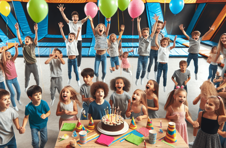 Urodziny na trampolinach w Warszawie: Jak zorganizować idealne przyjęcie dla dzieci?