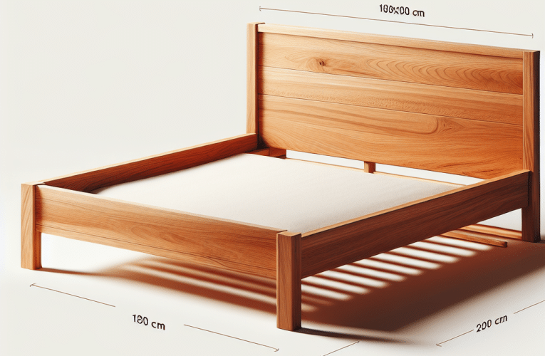 Łóżko z litego drewna 180×200 – Jak wybrać idealne do Twojej sypialni?