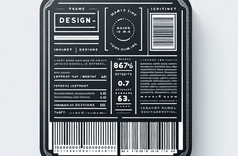 Druk etykiet – Sprawdzone sposoby na profesjonalne etykietowanie produktów w domu i firmie