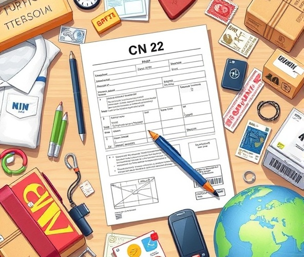 Jak prawidłowo wypełnić formularz cn 22 przy wysyłce towarów za granicę?