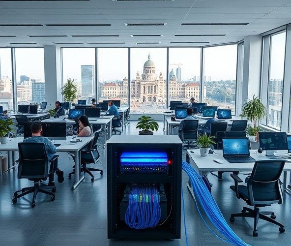 Jaki światłowód do biura w Warszawie dla 10-20 osób wybrać?