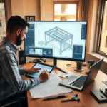 detalowanie elementów konstrukcji stalowych