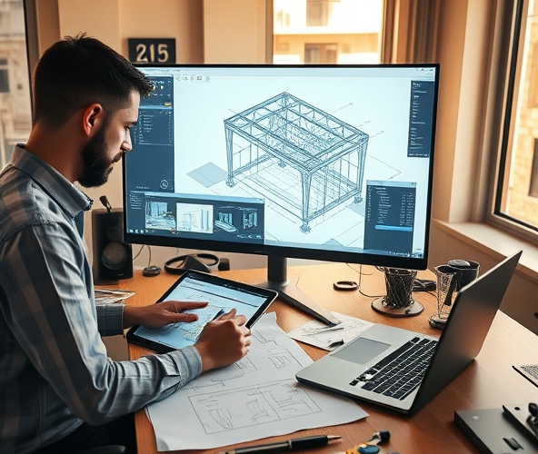 Jak przyspieszyć detalowanie elementów konstrukcji stalowych w małym biurze?