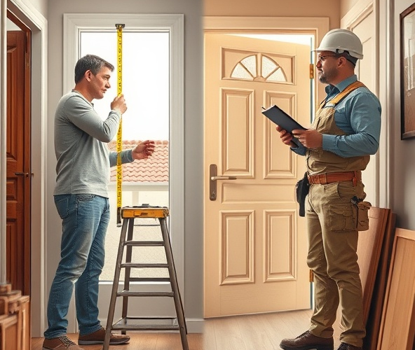 Czy drzwi na wymiar w Łasku mierzyć samemu czy zlecić fachowcowi?