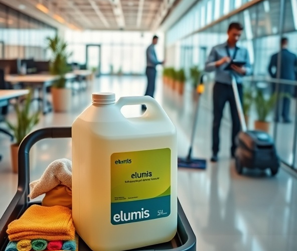 Czy elumis 5l obniży miesięczne koszty sprzątania biur do 500 m²?