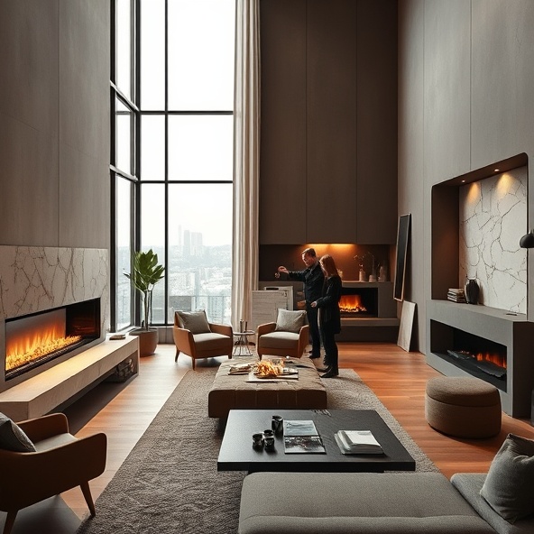 kominki ze spieków kwarcowych warszawa