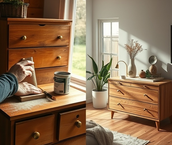 Czy zmatowioną komodę z drewna dębowego odnowić czy kupić nową?