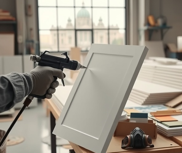 Jak wybrać lakiernika meblowego w Warszawie do frontów MDF w macie?