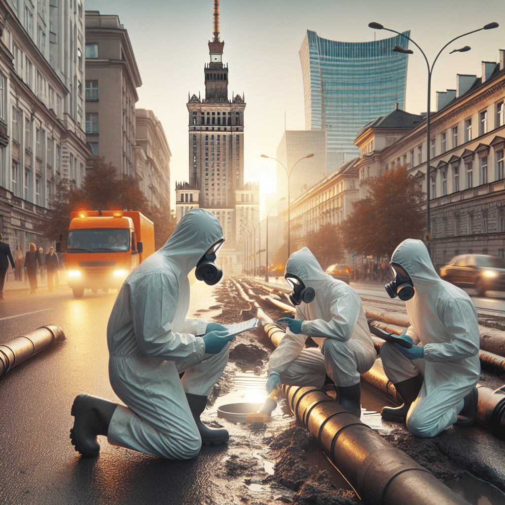 lokalizacja wycieków wody warszawa