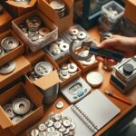 magnesy okrągłe z otworem