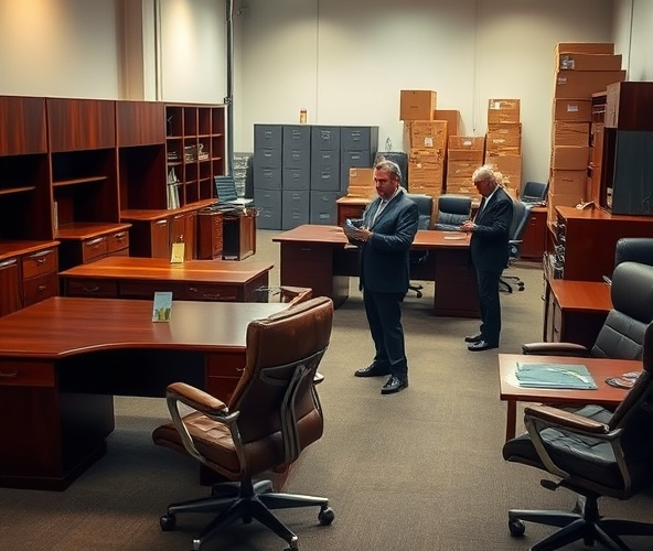 Jak wycenić meble gabinetowe używane przy likwidacji biura w tydzień?