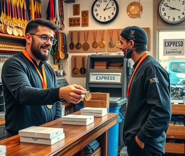 Czy warto oferować ekspresowe medale na zamówienie w małym sklepie?