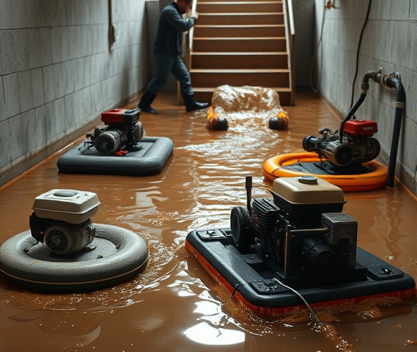 Jakie motopompy pływające do brudnej wody wybrać do osuszania piwnic?