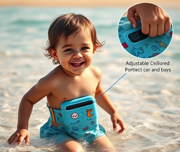 Jaki pas na pompę insulinową dla dzieci do basenu czy morza wybrać?