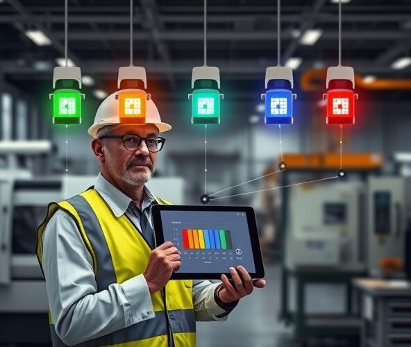 Jak skonfigurować priorytety alarmów Patlite dla 5 stanowisk?