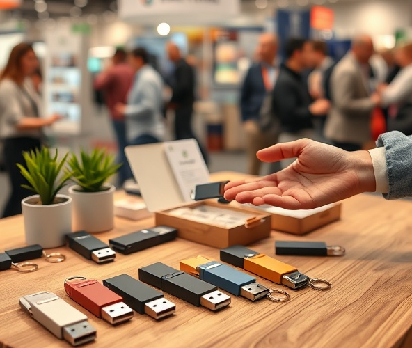 Jak wybrać pendrive reklamowy USB-C na targi dla małej firmy?