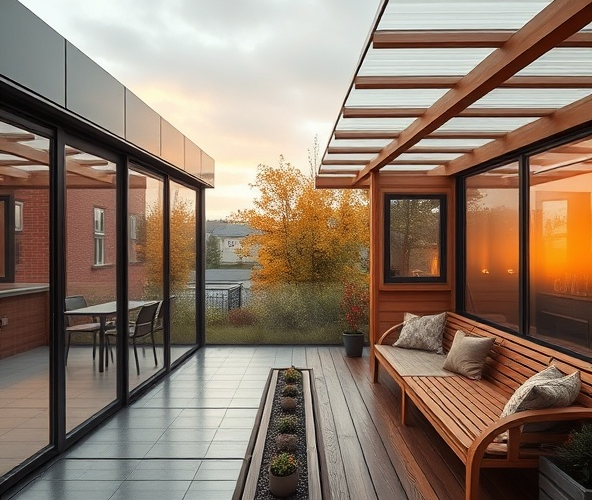Jaką zabudowę tarasu w Łódzkiem wybrać: szkło czy poliwęglan?