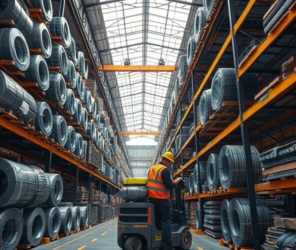 Jak hurtownia stali zabezpieczyć towary przed korozją na magazynie?