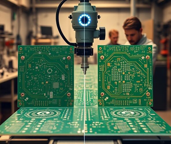 Jak mały producent zmniejszy wady laminatów PCB prostym systemem wizyjnym?