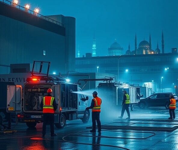 Gdzie zamówić mycie maszynowe w Warszawie nocą, by uniknąć przestojów?