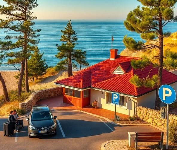 Jak znaleźć nocleg w Jastrzębiej Górze z parkingiem do 200 zł?