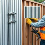 ogrodzenie ryflowane