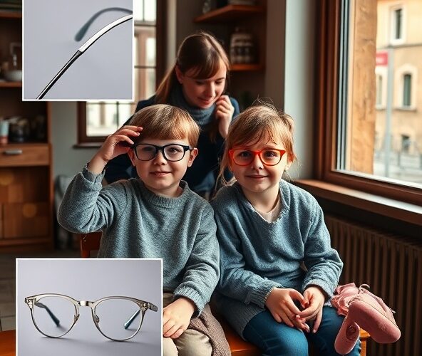 Które okulary dla dzieci w Olkuszu wybrać: tytanowe czy TR90?