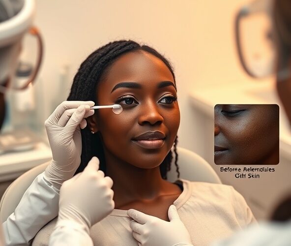 Czy pq age peeling jest bezpieczny dla ciemnej karnacji?