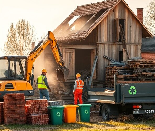 Jak obniżyć koszty rozbiórki budynku gospodarczego recyklingiem?