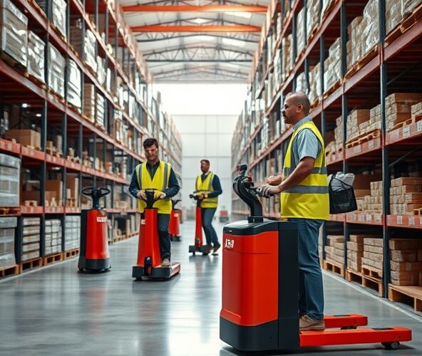 Czy wózki paletowe Lema skrócą kompletację w magazynie ręcznym?