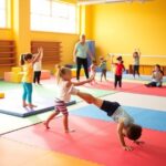 zajęcia z elementami akrobatyki