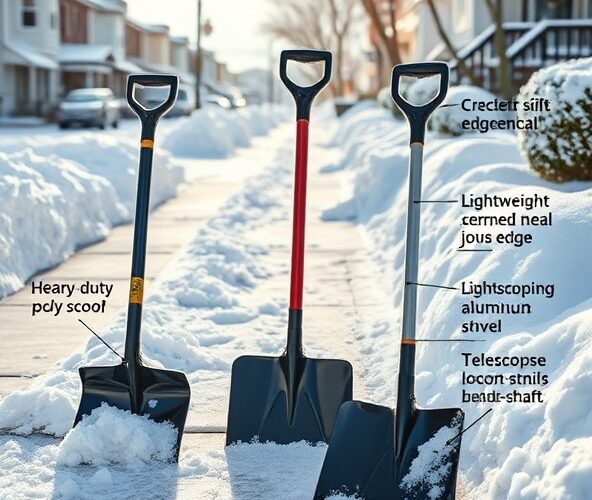 Jaką łopatę do śniegu wybrać do częstego odśnieżania chodników?
