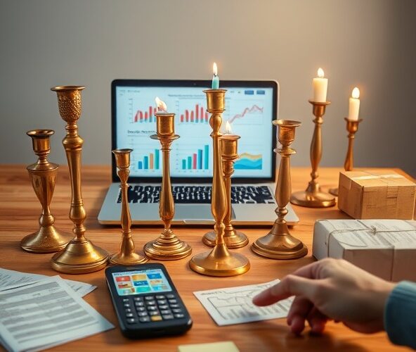 Jak prognozować sprzedaż świeczników mosiężnych w sklepie online?