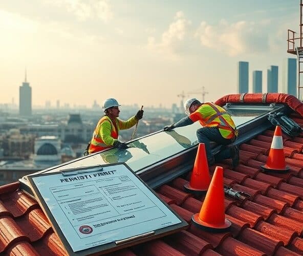 Czy montaż świetlika dachowego w Warszawie wymaga pozwolenia?