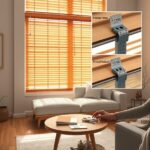 żaluzje drewniane do salonu