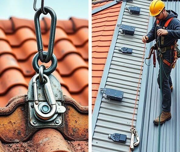 Haki czy system linowy: który asekurant dachowy wybrać?