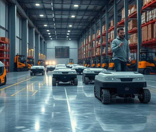 Automaty szorująco zbierające: jak skrócić czas sprzątania hali?