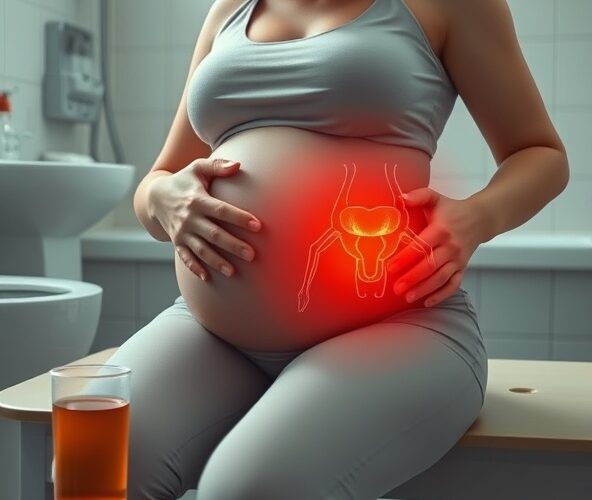 Kiedy ból cewki moczowej przy ZUM u ciężarnych z krwiomoczem?