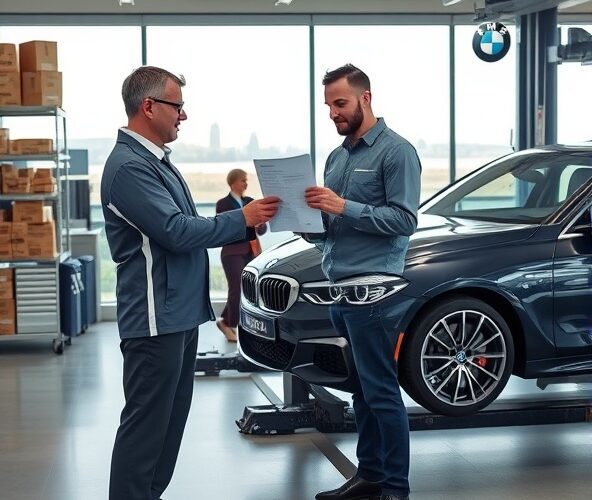 Który BMW serwis w Warszawie potwierdza montaż części OEM na piśmie?